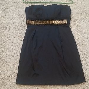 Jaymy Strapless Mini Dress Black Small NWT